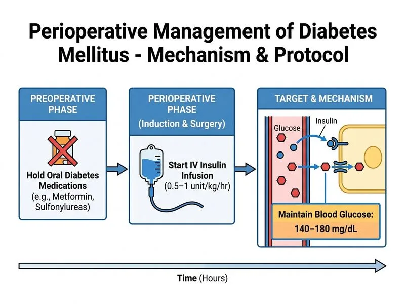 Perioperative Management of Comorbidities diagram