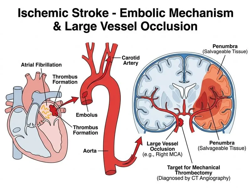 Ischemic Stroke diagram
