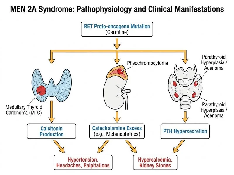 MEN Syndromes diagram