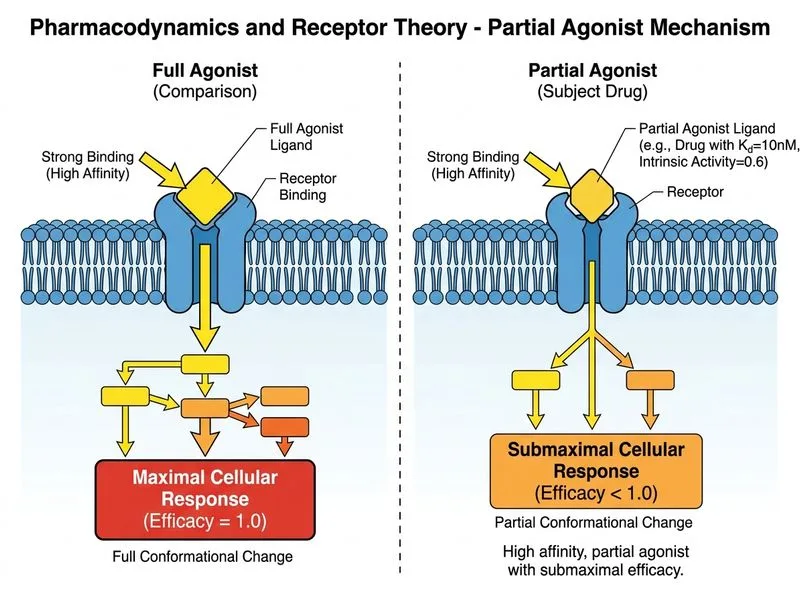 Pharmacodynamics and Receptor Theory diagram