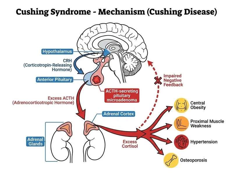 Cushing Syndrome diagram