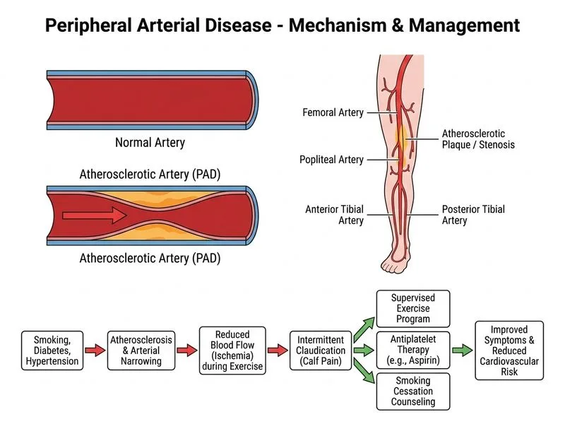 Peripheral Arterial Disease diagram