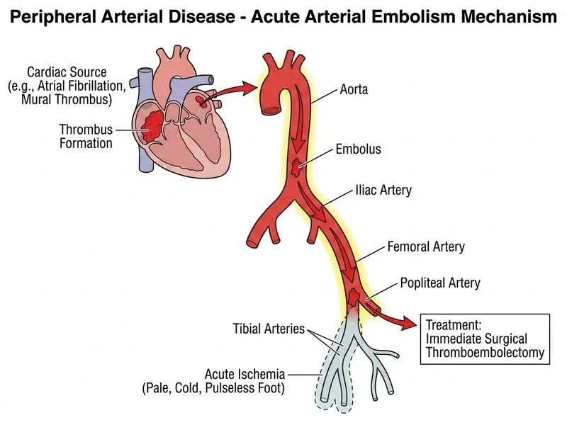 Peripheral Arterial Disease diagram