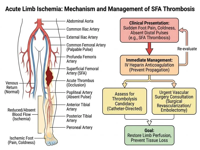 Acute Limb Ischemia diagram