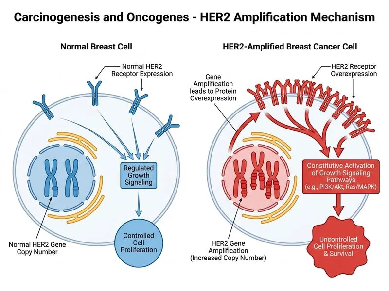 Carcinogenesis and Oncogenes diagram