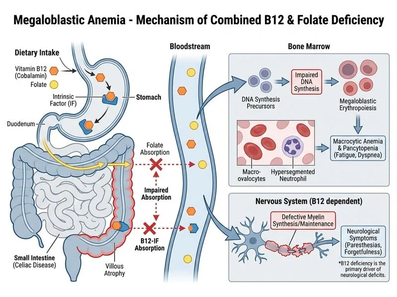 Megaloblastic Anemia diagram