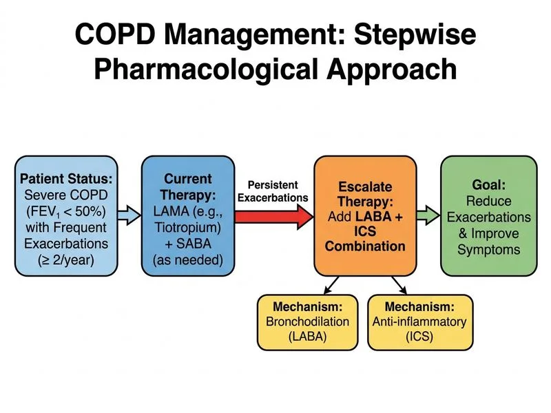 COPD Management diagram