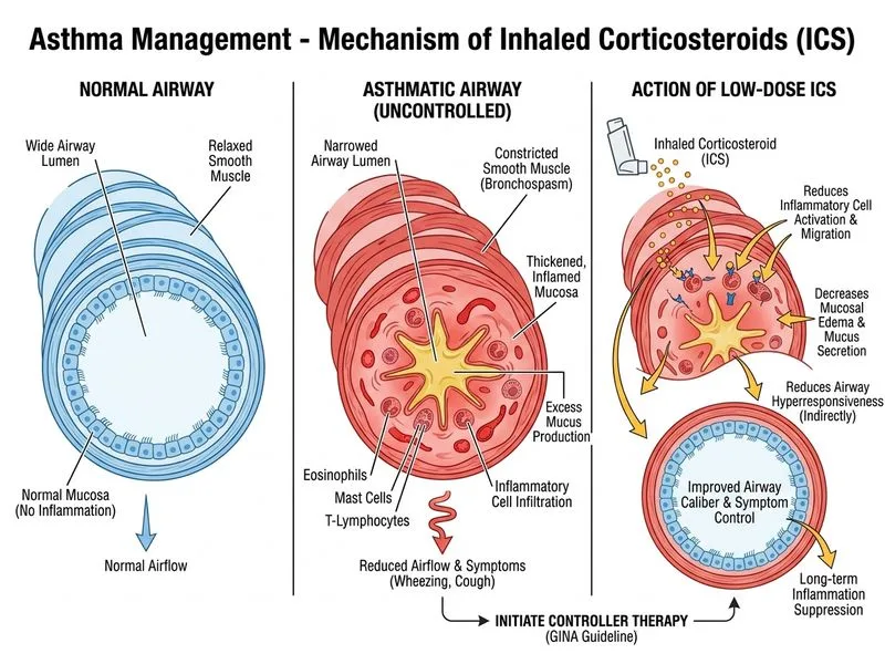 Asthma Management diagram