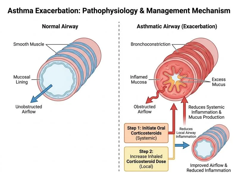 Asthma Management diagram
