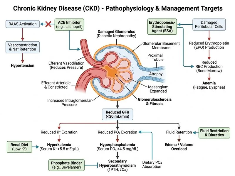 Chronic Kidney Disease diagram