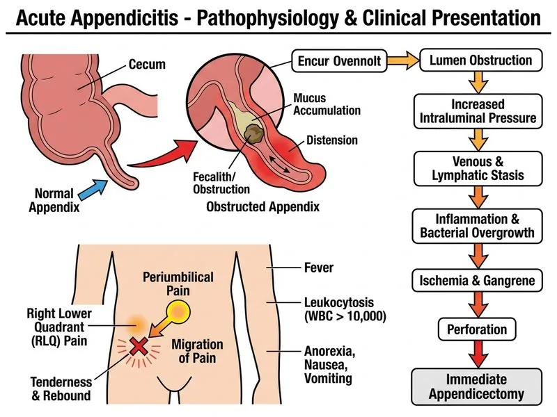 Acute Appendicitis diagram