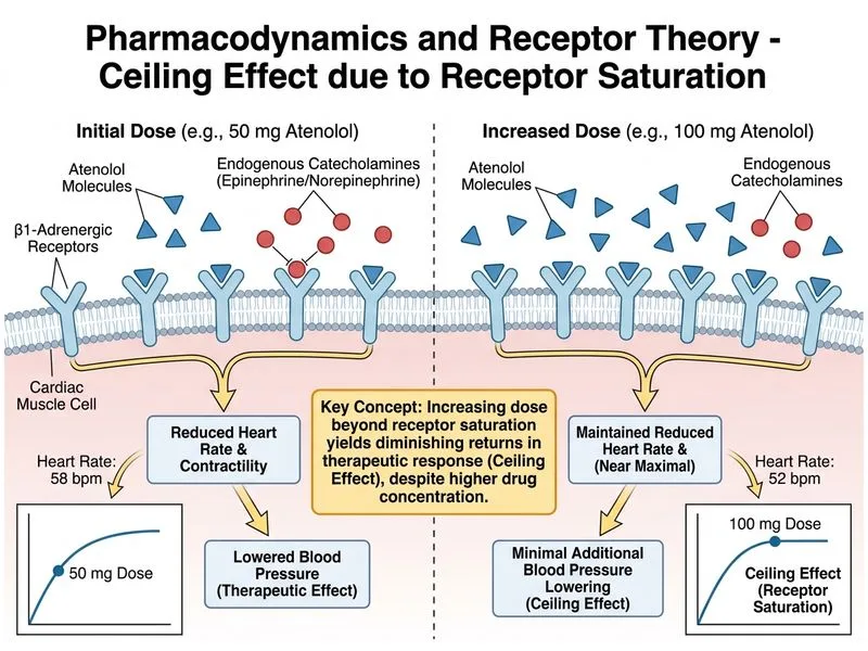 Pharmacodynamics and Receptor Theory diagram