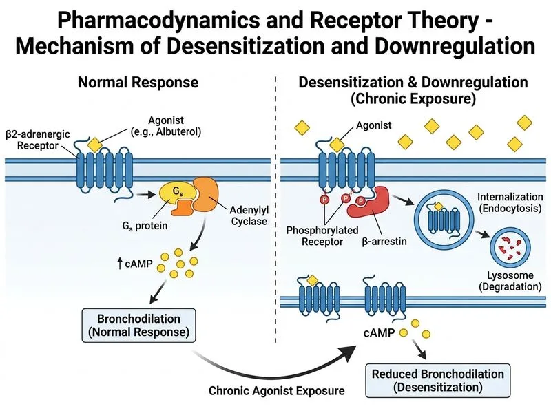 Pharmacodynamics and Receptor Theory diagram