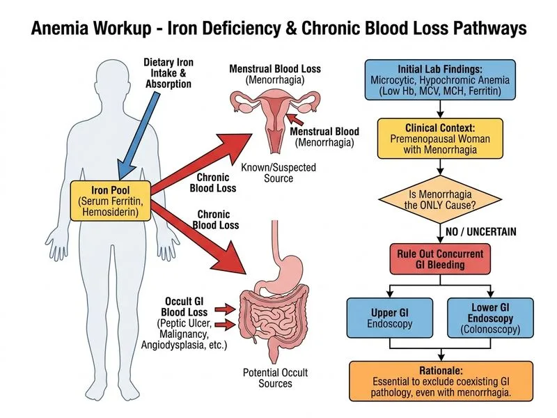 Anemia Workup diagram