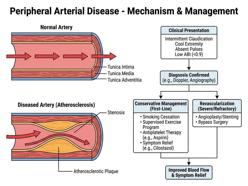 Peripheral Arterial Disease diagram