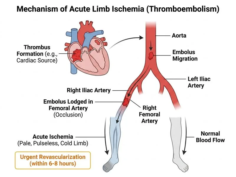 Peripheral Arterial Disease diagram
