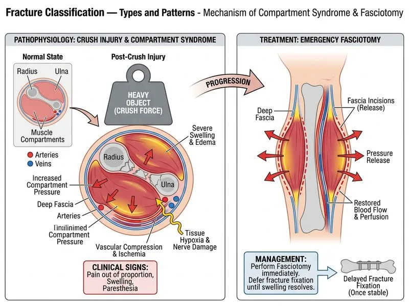 Fracture Classification — Types and Patterns diagram