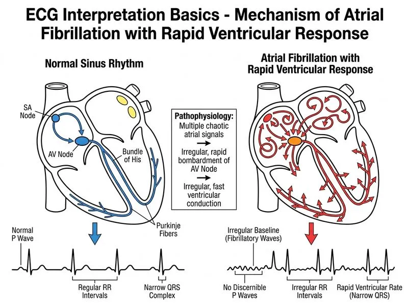ECG Interpretation Basics diagram