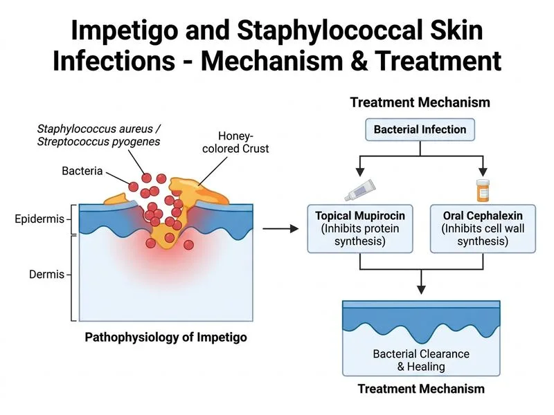 Impetigo and Staphylococcal Skin Infections diagram