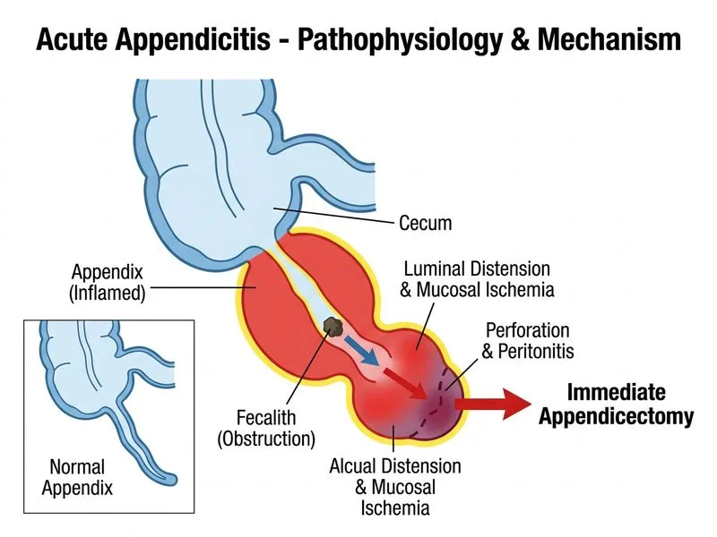Acute Appendicitis diagram
