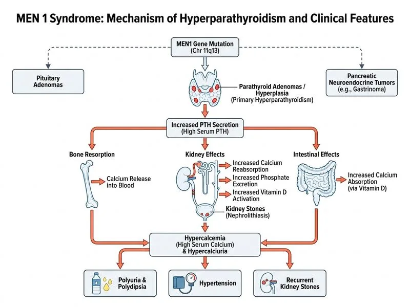 MEN Syndromes diagram