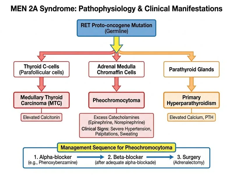 MEN Syndromes diagram