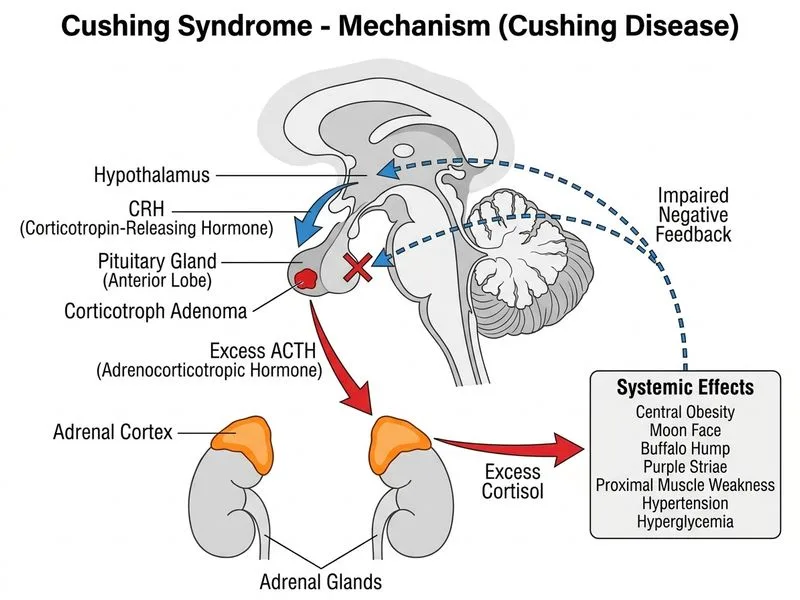 Cushing Syndrome diagram