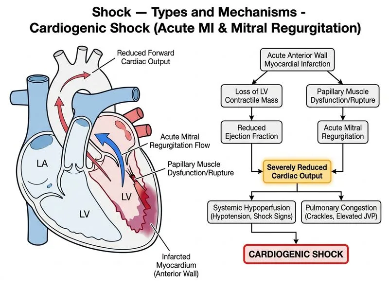 Shock — Types and Mechanisms diagram