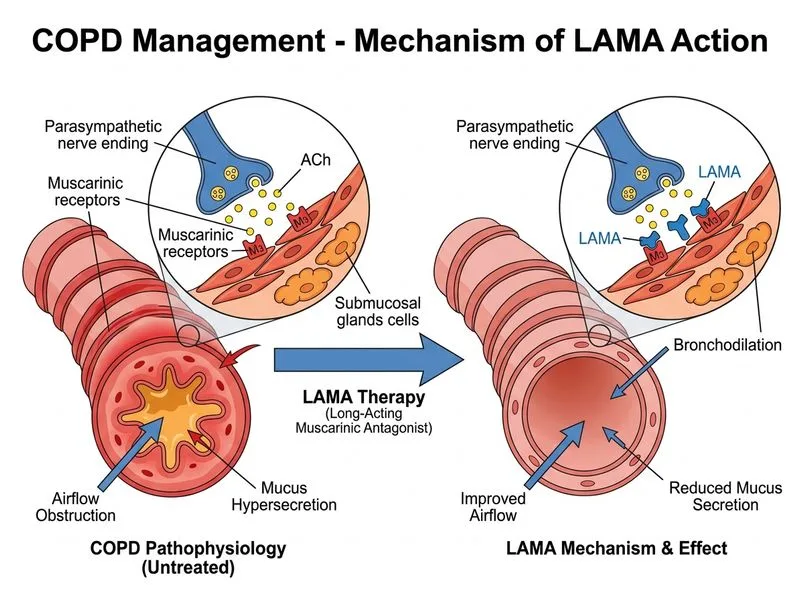 COPD Management diagram