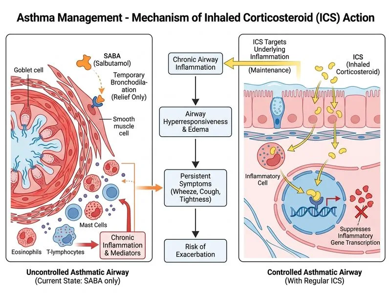 Asthma Management diagram