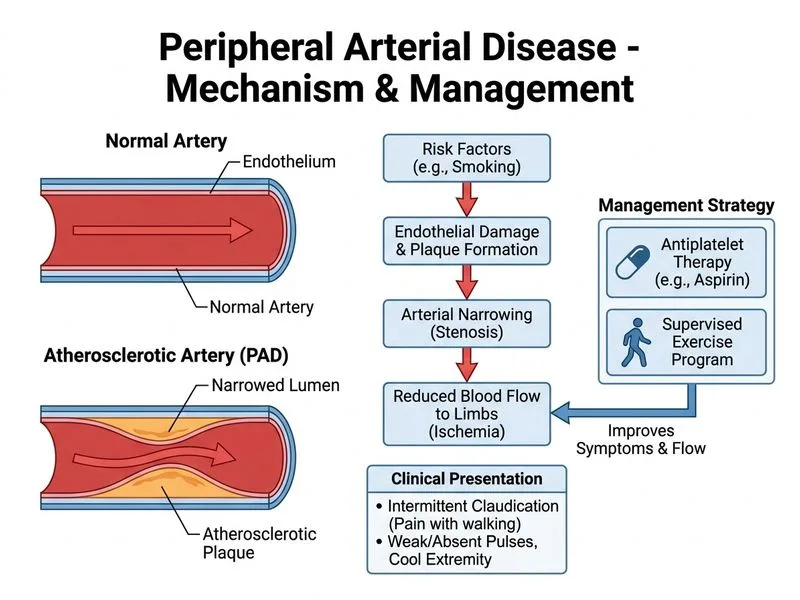 Peripheral Arterial Disease diagram