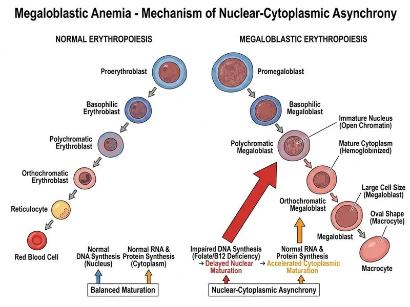 Megaloblastic Anemia diagram