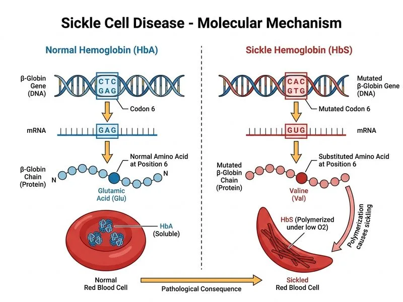 Sickle Cell Disease diagram