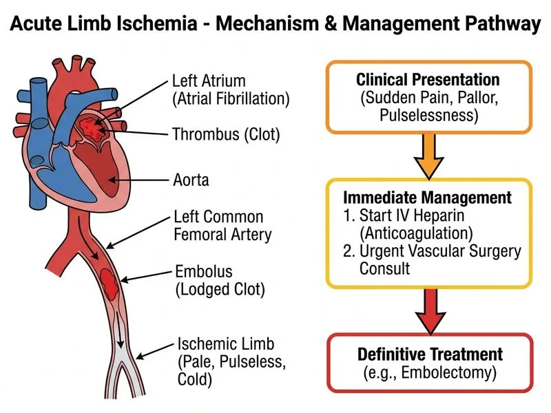 Acute Limb Ischemia diagram