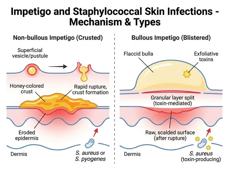 Impetigo and Staphylococcal Skin Infections diagram