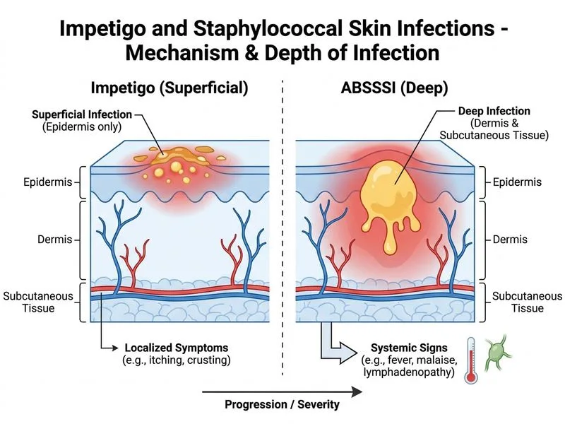 Impetigo and Staphylococcal Skin Infections diagram