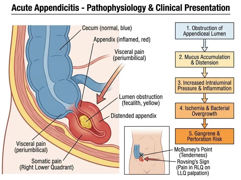 Acute Appendicitis diagram