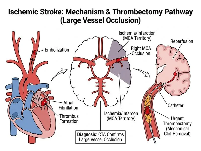 Ischemic Stroke diagram