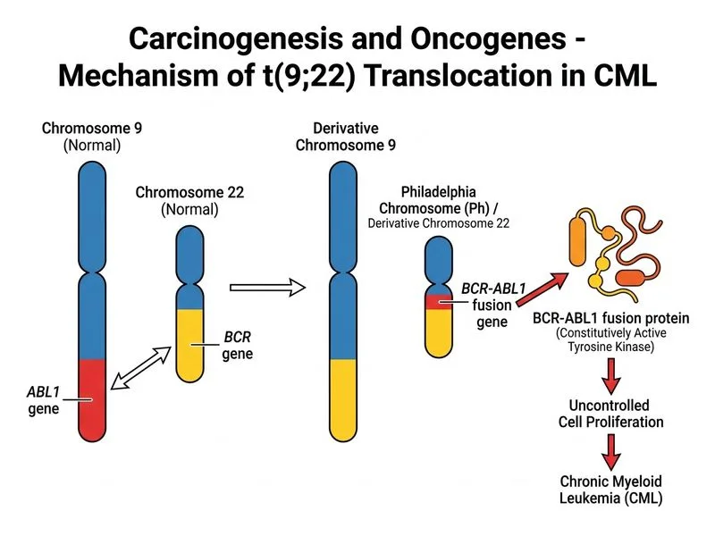 Carcinogenesis and Oncogenes diagram