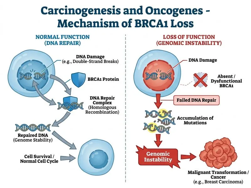 Carcinogenesis and Oncogenes diagram