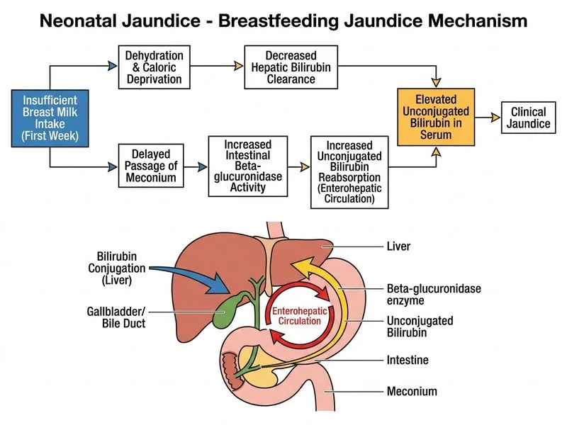 Neonatal Jaundice diagram