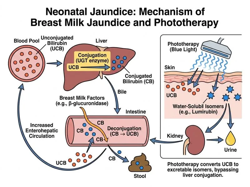 Neonatal Jaundice diagram