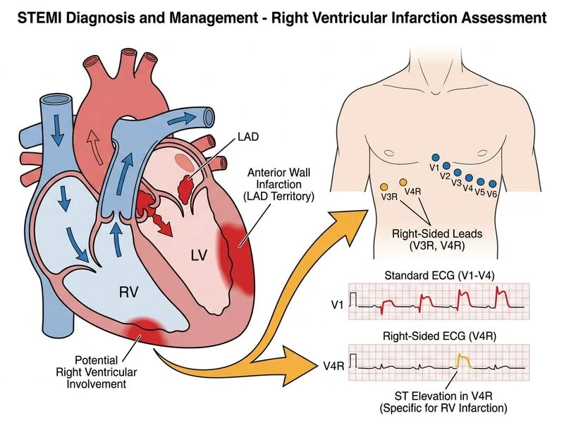 STEMI Diagnosis and Management diagram
