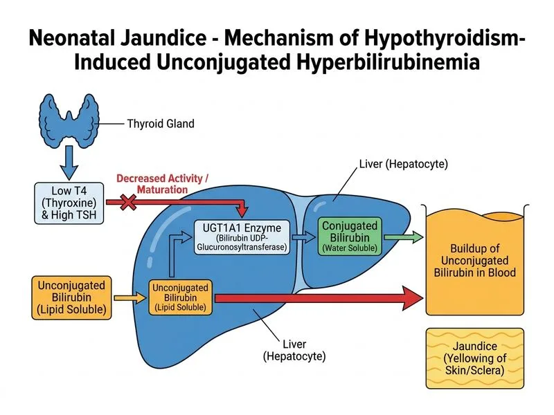 Neonatal Jaundice diagram