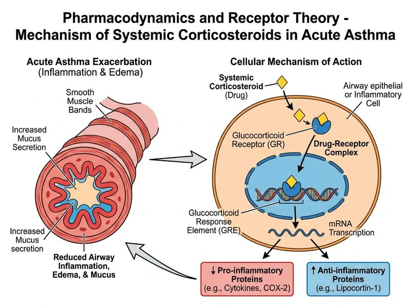 Pharmacodynamics and Receptor Theory diagram