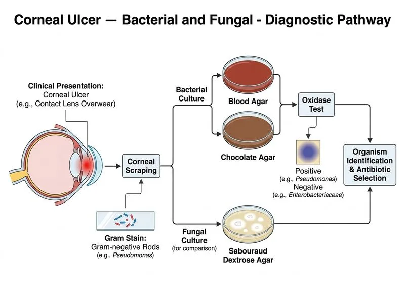 Corneal Ulcer — Bacterial and Fungal diagram