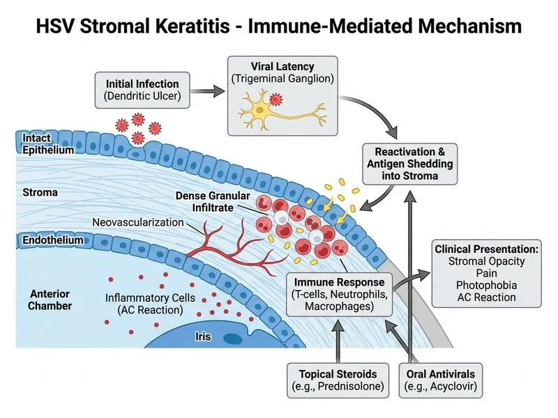 Viral Keratitis diagram