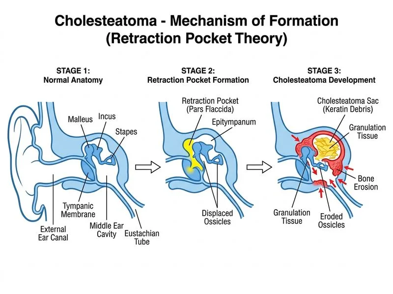 Cholesteatoma diagram