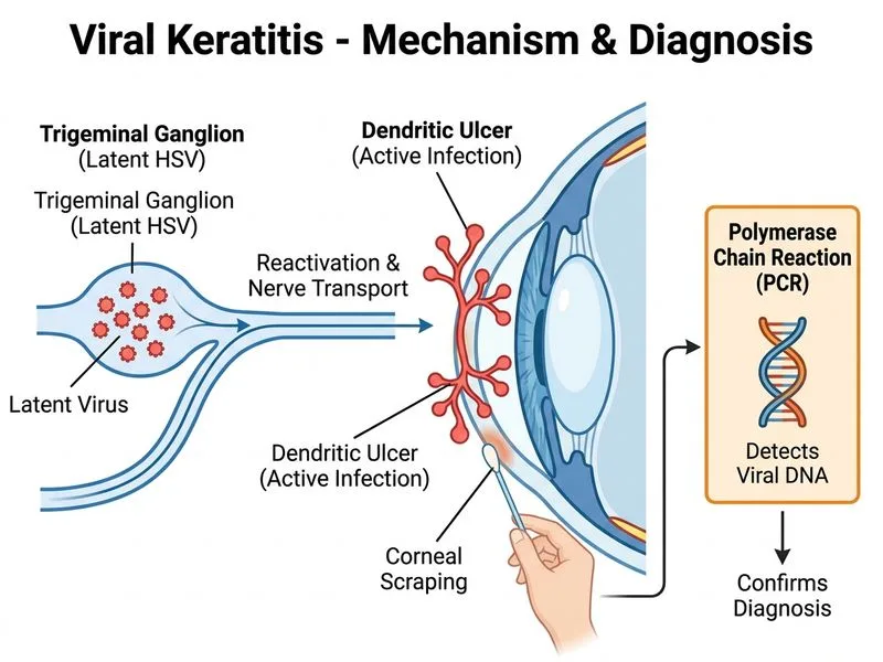 Viral Keratitis diagram
