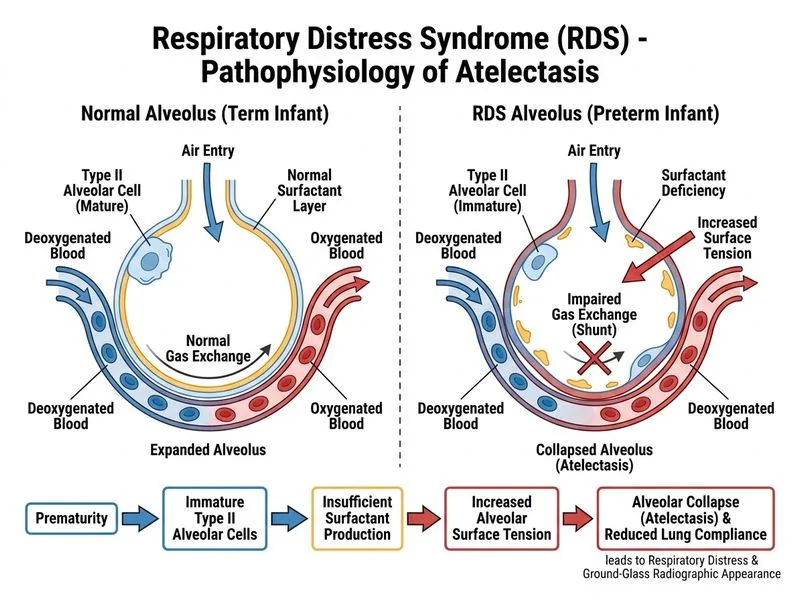 Respiratory Distress Syndrome diagram